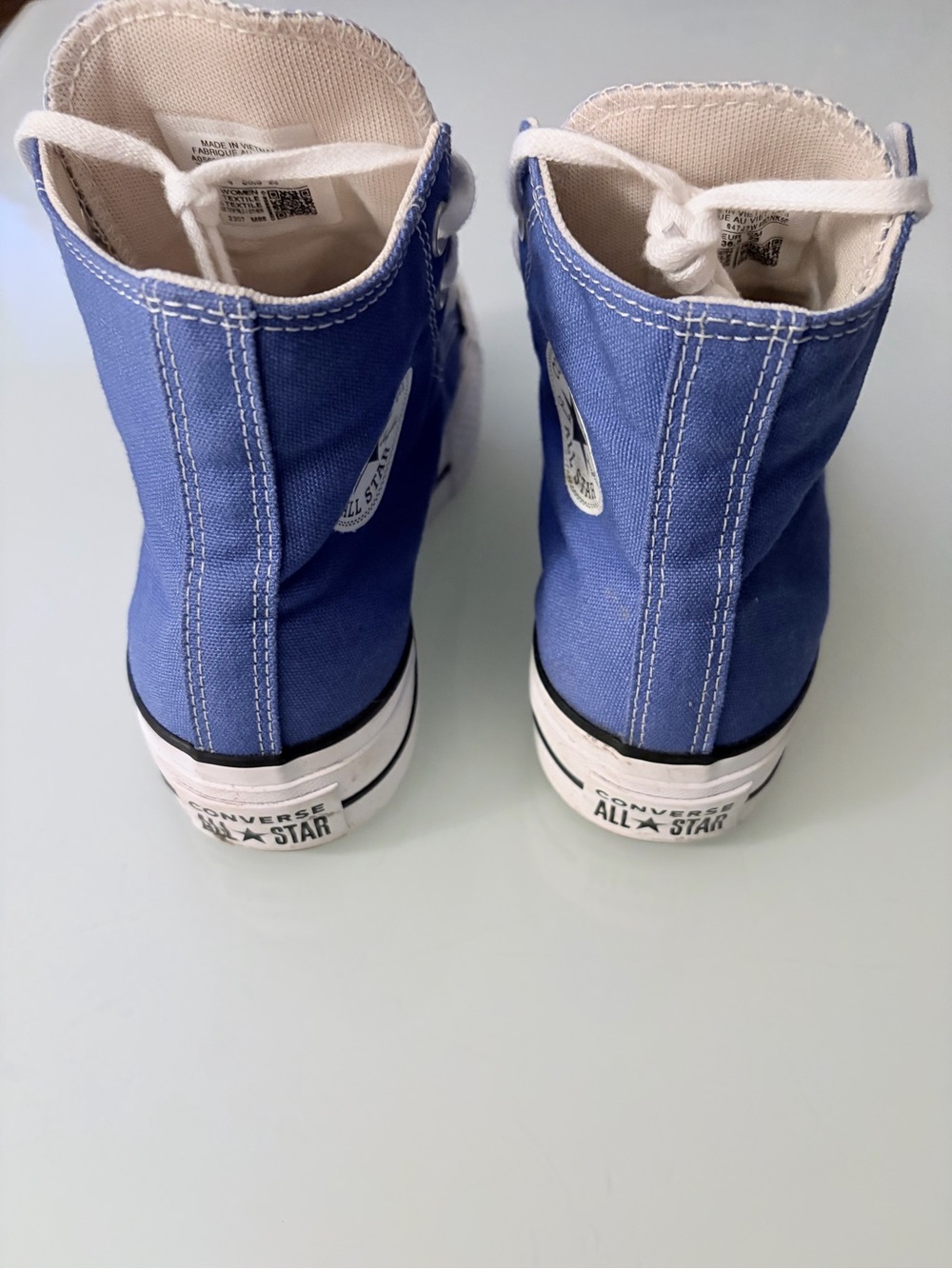Converse Chuck Taylor All Star Lift Platform High 'Blue Flame' Sz 6 - Picture 5 of 11